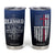 Christian Gifts for Men Tumbler Cup Religious Cross US Flag Prayer Patriotic TB10 Navy Print Your Wear