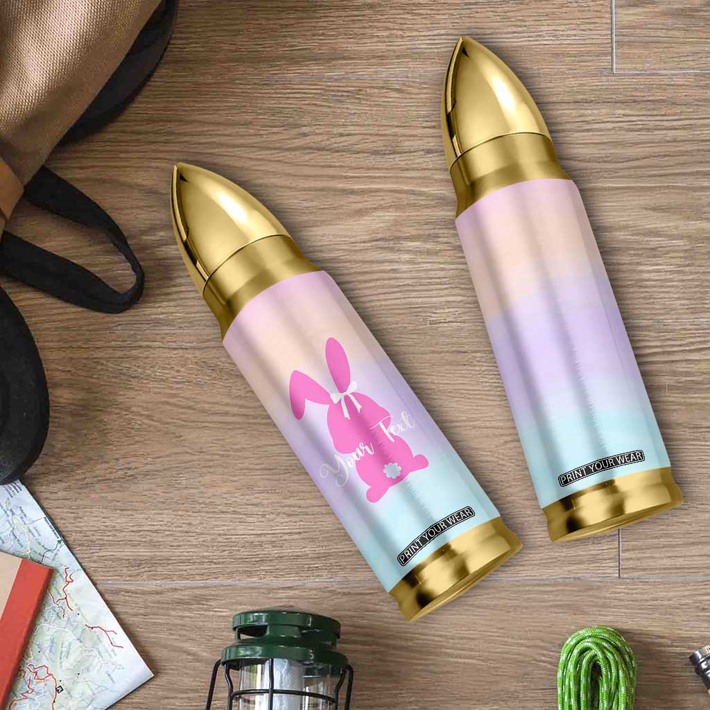 Personalized Rabbit Bullet Tumbler Custom Name Bunny Lovers Cute Easter Spring Gift for Women TB10 Print Your Wear