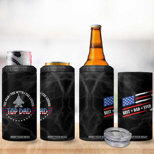 Christmas Gifts for Dad 4 in 1 Can Cooler Tumbler Best Dad Ever The Man The Myth The Legend TB10 Print Your Wear