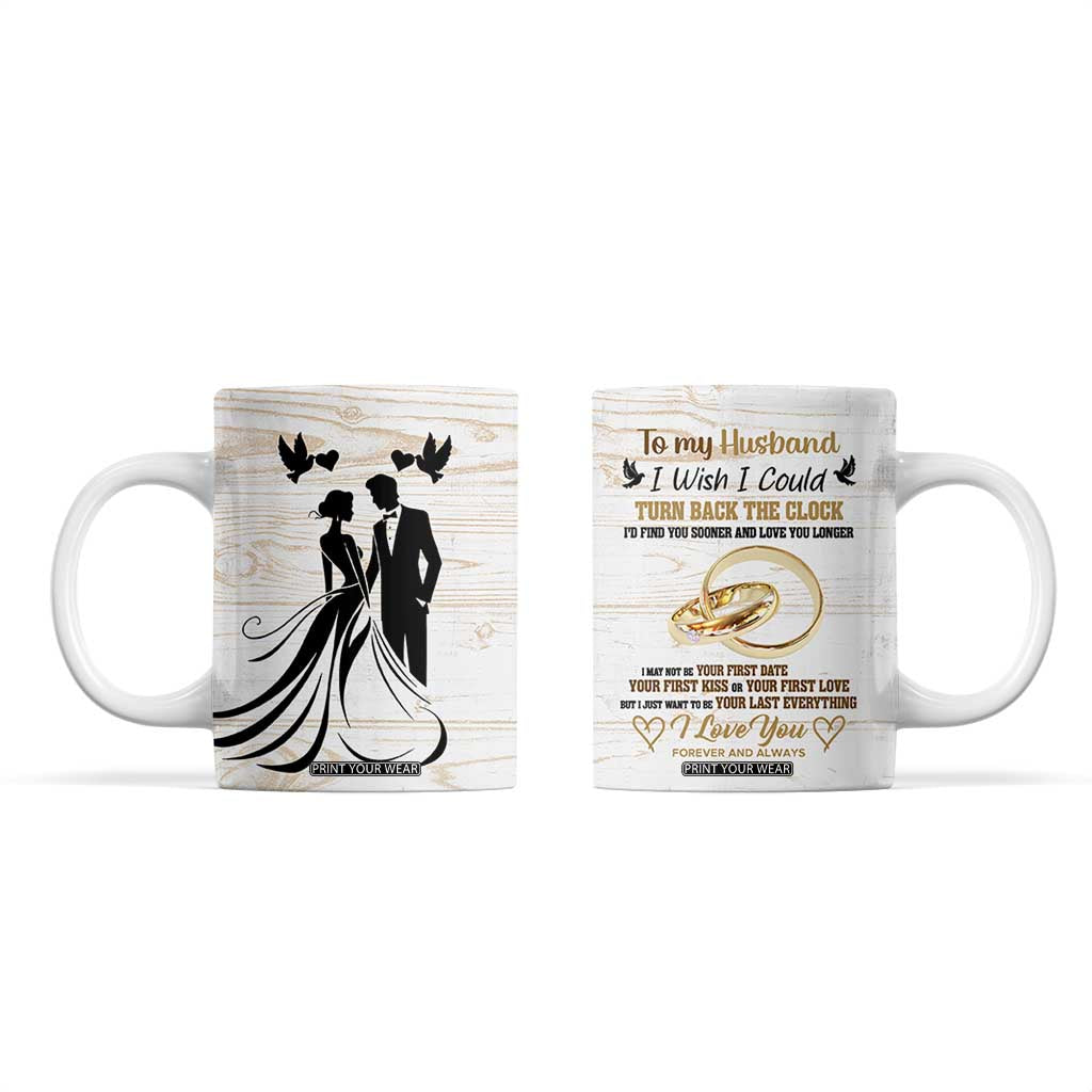 Gifts For Husband From Wife Coffee Mug To My Husband I Love You Wedding Anniversary Gift TB10 Beige Print Your Wear