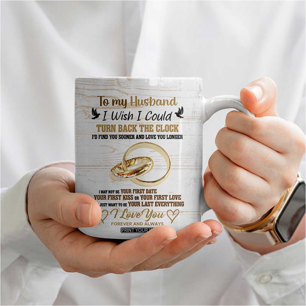 Gifts For Husband From Wife Coffee Mug To My Husband I Love You Wedding Anniversary Gift TB10 Print Your Wear
