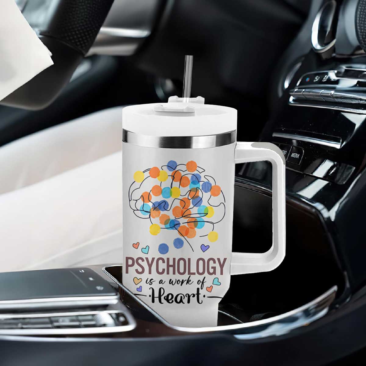 Psychology Gifts Tumbler With Handle Keep Talking I'm Diagnosing You School Psychologist TB10 Print Your Wear