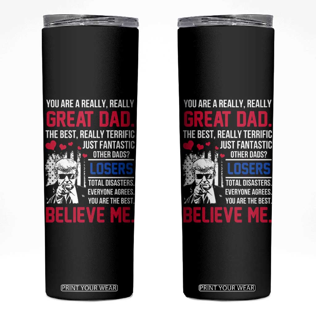 Christmas Gifts for Dad Skinny Tumbler for Christmas Fathers Day TB10 Black Print Your Wear