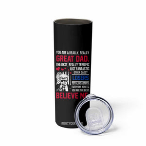Christmas Gifts for Dad Skinny Tumbler for Christmas Fathers Day TB10 Print Your Wear