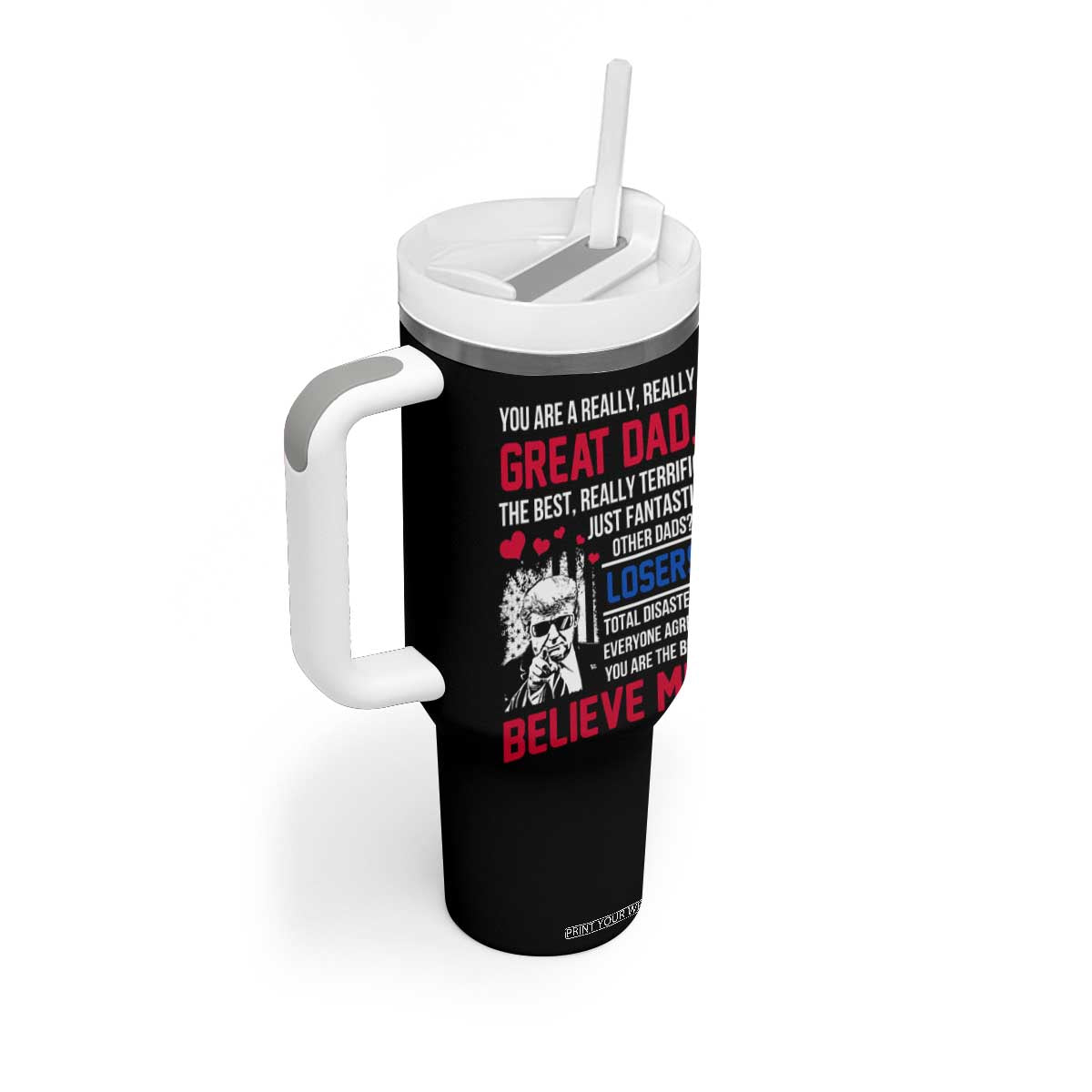 Christmas Gifts for Dad Tumbler With Handle for Christmas Fathers Day TB10 Print Your Wear