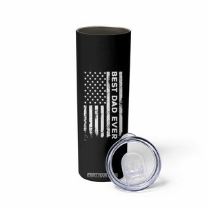 Christmas Gifts for Dad Skinny Tumbler Best Dad Ever American US Flag Father's Day TB10 Print Your Wear
