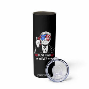 Christmas Gifts for Dad Skinny Tumbler Best Dad Ever American Flag TB10 Print Your Wear