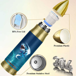 Shark Lovers Bullet Tumbler Everything Will Kill You So Choose Something Fun TB10 Print Your Wear