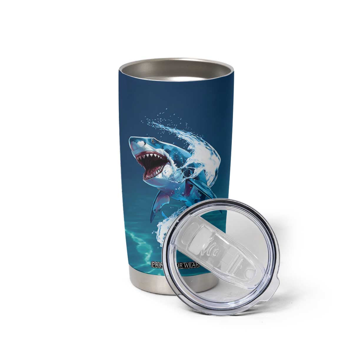 Shark Lovers Tumbler Cup Everything Will Kill You So Choose Something Fun TB10 Print Your Wear