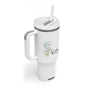 Promoted to Grandma Tumbler With Handle Est 2025 New Grandmother Gift TB10 Print Your Wear