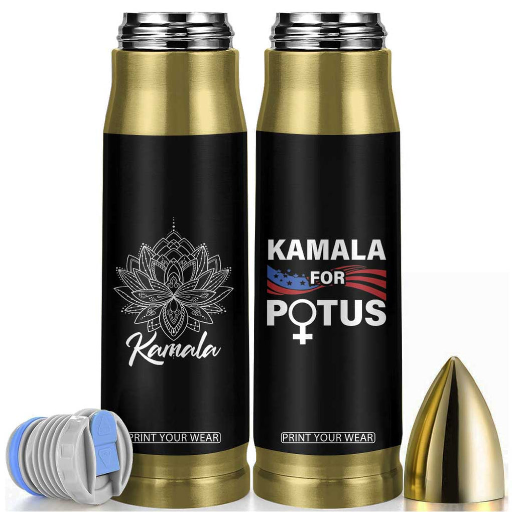 Harris Madam President Bullet Tumbler Kamala For Potus TB10 Black Print Your Wear