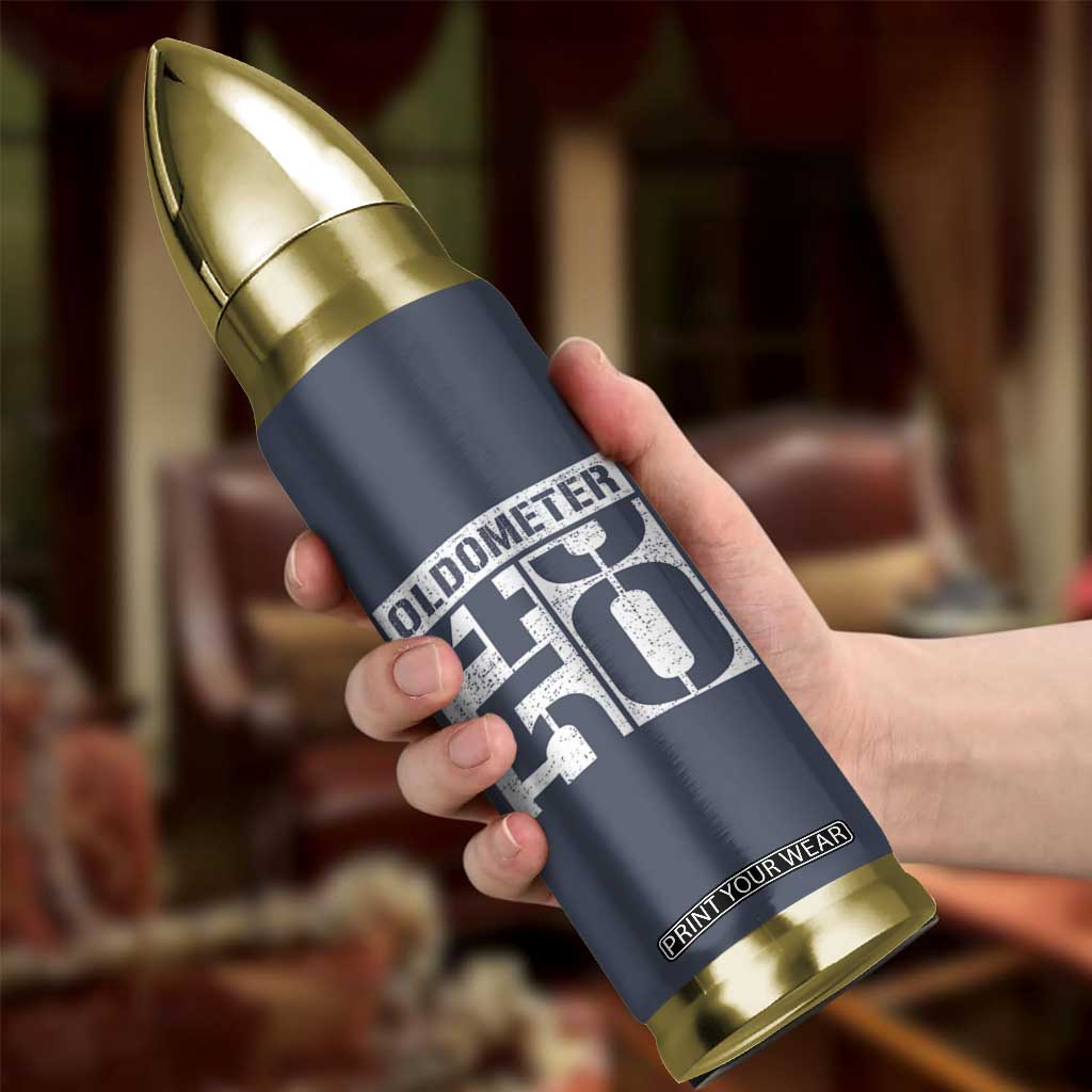 Funny 50th Birthday Bullet Tumbler Oldometer Odometer 1976 50 Year Old Birthday Old Joke TB10 Print Your Wear