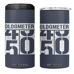 Funny 50th Birthday 4 in 1 Can Cooler Tumbler Oldometer Odometer 1976 50 Year Old Birthday Old Joke TB10 One Size: 16 oz Navy Print Your Wear