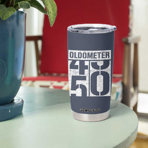 Funny 50th Birthday Tumbler Cup Oldometer Odometer 1976 50 Year Old Birthday Old Joke TB10 Print Your Wear