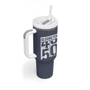 Funny 50th Birthday Tumbler With Handle Oldometer Odometer 1976 50 Year Old Birthday Old Joke TB10 Print Your Wear