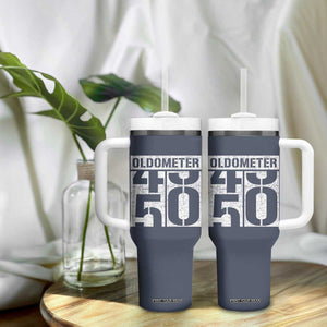 Funny 50th Birthday Tumbler With Handle Oldometer Odometer 1976 50 Year Old Birthday Old Joke TB10 Print Your Wear