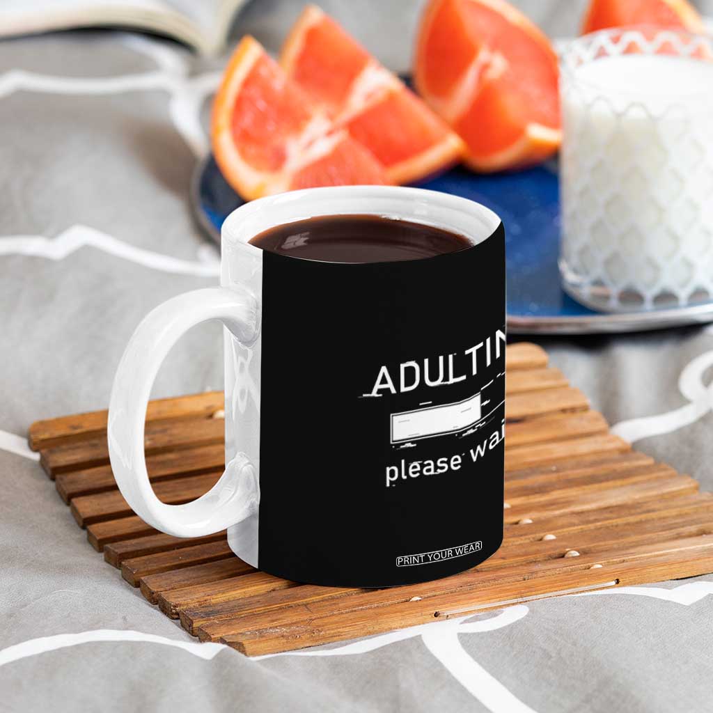 18th Birthday Gifts Coffee Mug Adulting Please Wait 2008 18th Birthday For Boys Girls TB10 Print Your Wear