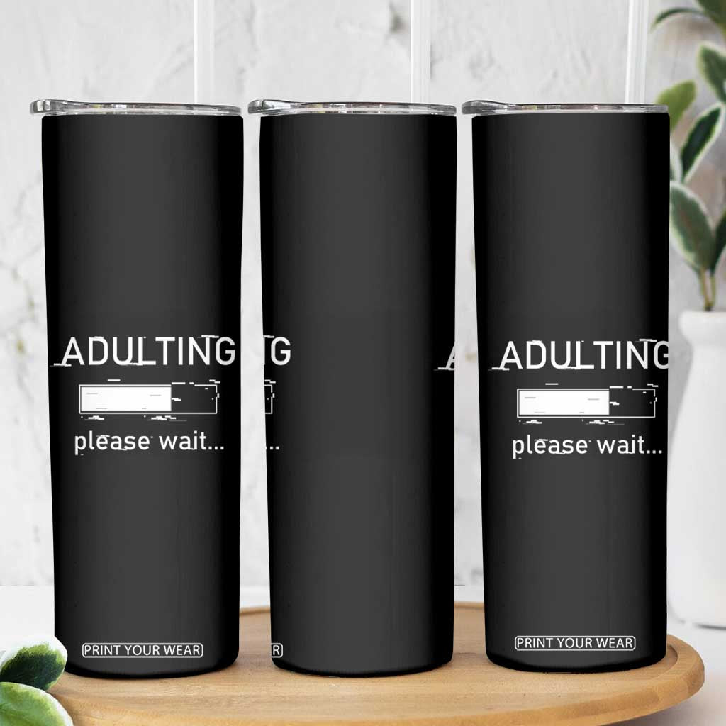 18th Birthday Gifts Skinny Tumbler Adulting Please Wait 2008 18th Birthday For Boys Girls TB10 Print Your Wear