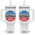 Harris Madam President Tumbler With Handle Kamala 2024 TB10 One Size: 40 oz White Print Your Wear