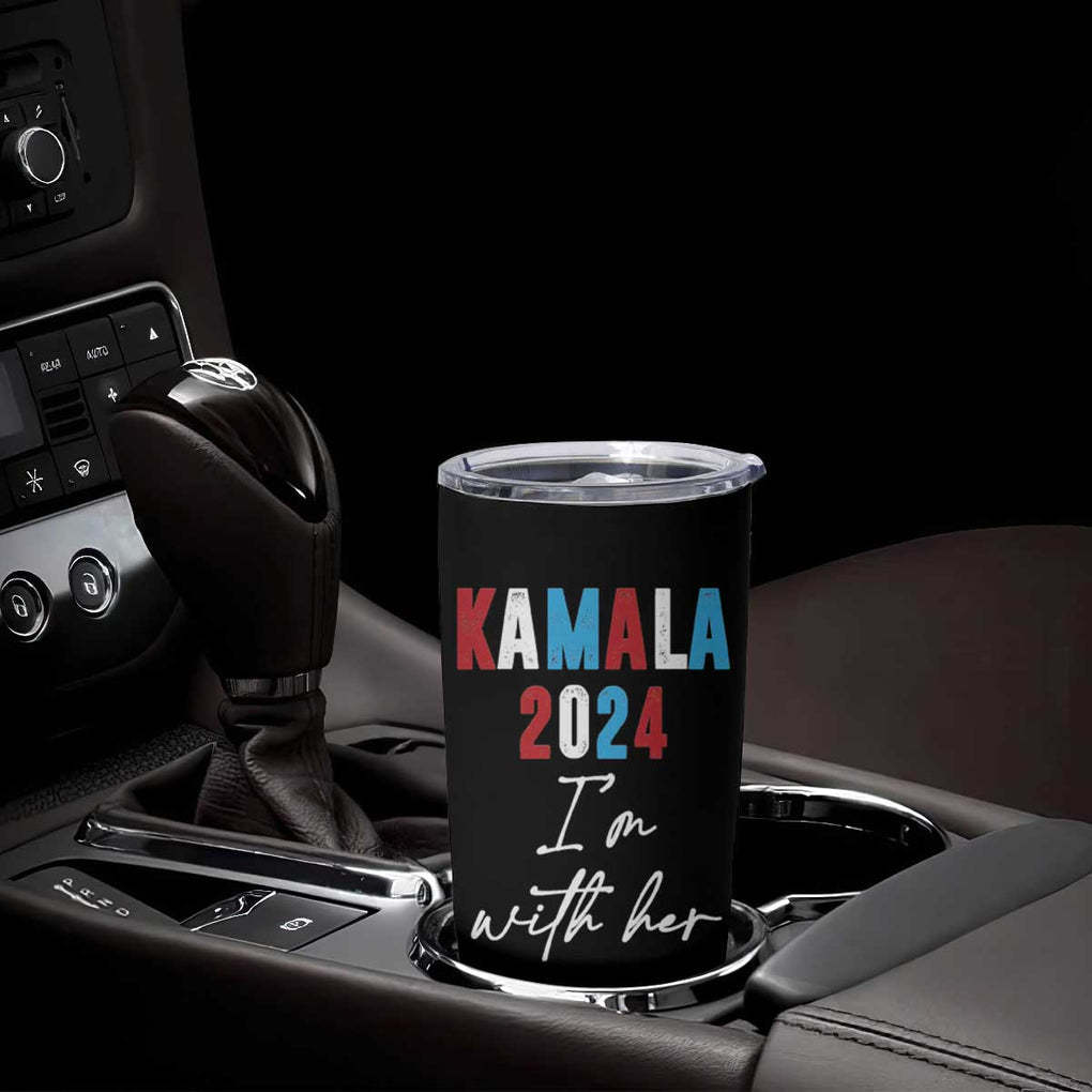 Kamala 2024 I'm With Her Tumbler Cup Vote Madam Harris For President TB10 Print Your Wear