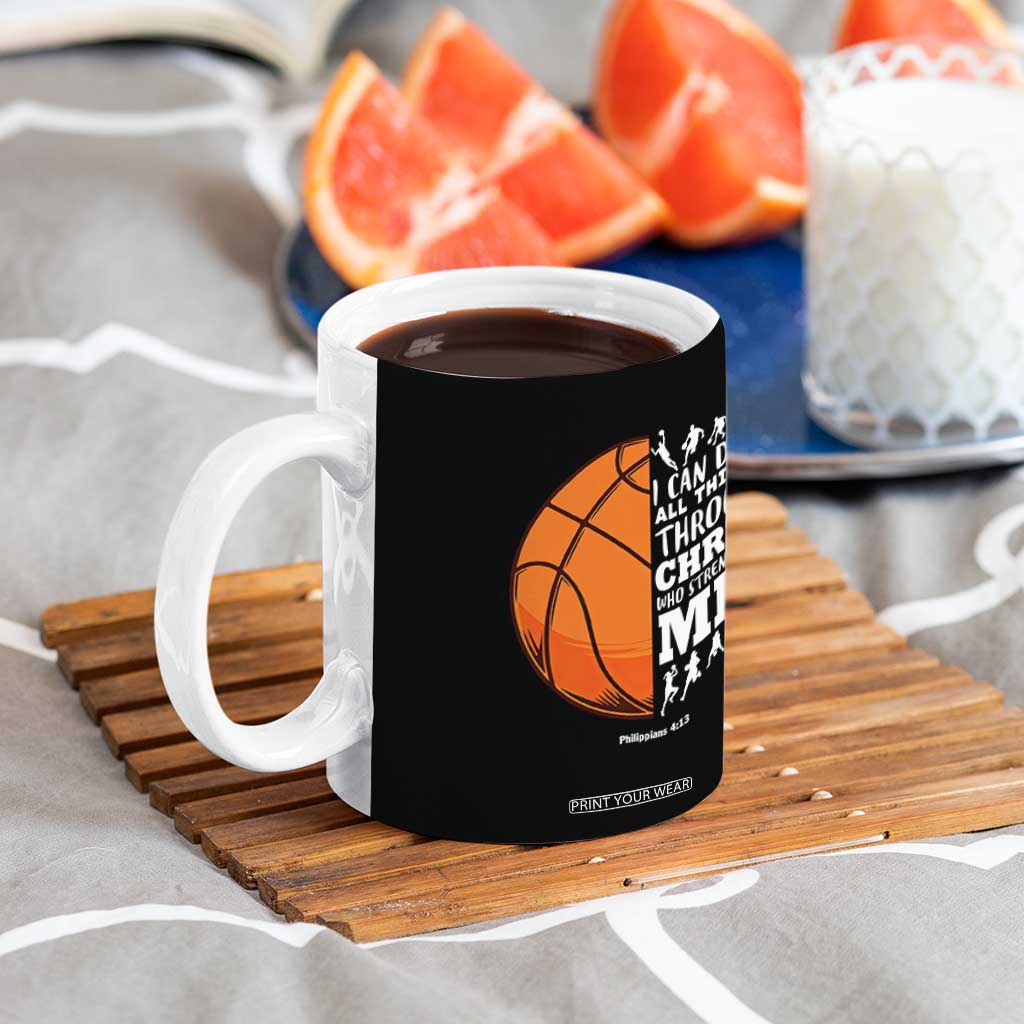 Christian Basketball Gifts Coffee Mug Basketball Player Coach Bulk Team Gift TB10 Print Your Wear
