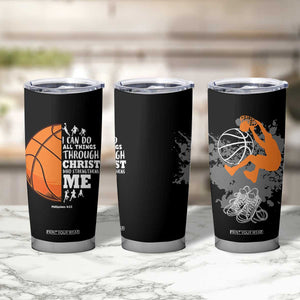 Christian Basketball Gifts Tumbler Cup Basketball Player Coach Bulk Team Gift TB10 Print Your Wear