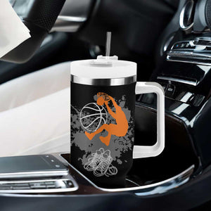 Christian Basketball Gifts Tumbler With Handle Basketball Player Coach Bulk Team Gift TB10 Print Your Wear
