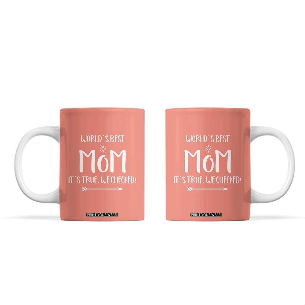Gifts For Mom Coffee Mug Funny Best Mom Mothers Day Gifts Idea TB10 Peach Print Your Wear