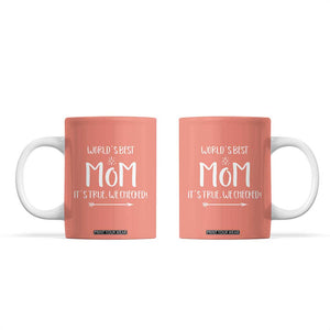 Gifts For Mom Coffee Mug Funny Best Mom Mothers Day Gifts Idea TB10 Peach Print Your Wear