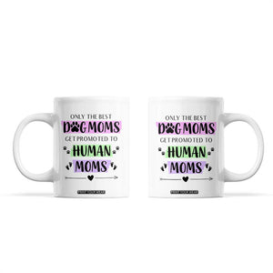 New Mom Gifts Coffee Mug Funny Dog Mom Pregnancy Gift For Expecting Mama TB10 White Print Your Wear