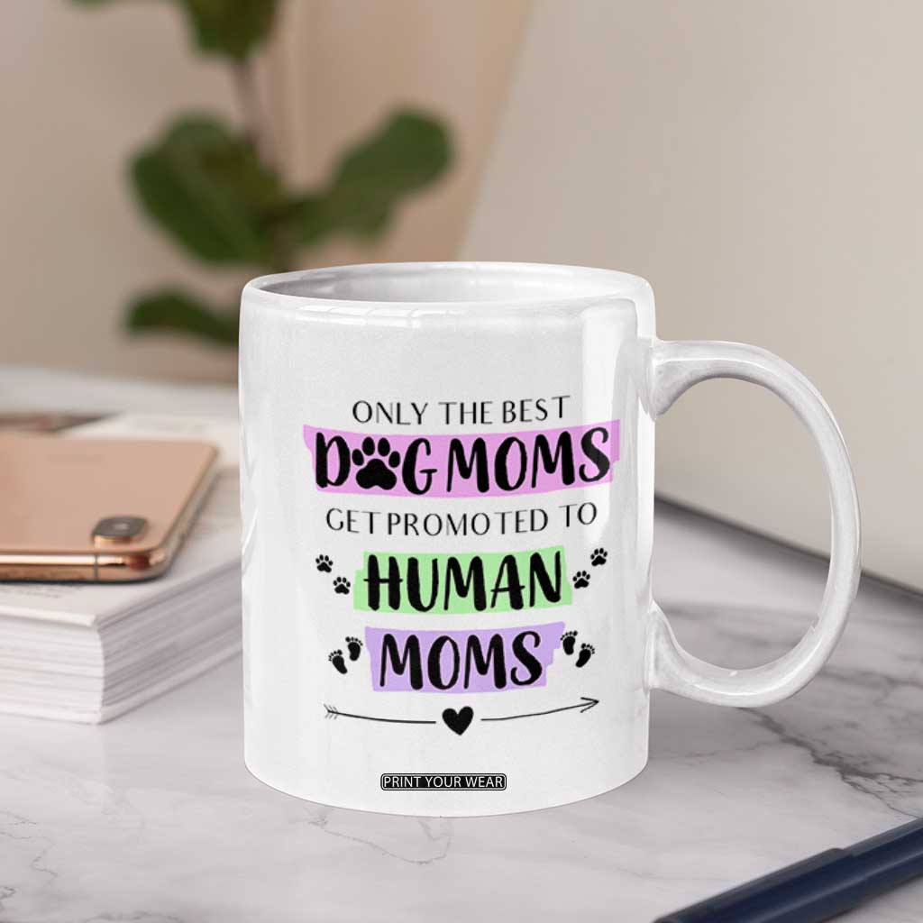 New Mom Gifts Coffee Mug Funny Dog Mom Pregnancy Gift For Expecting Mama TB10 Print Your Wear