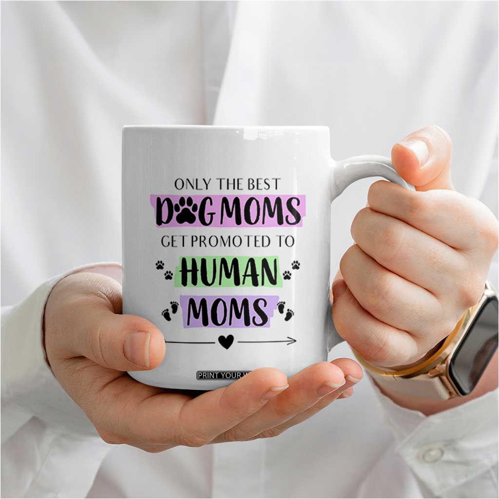 New Mom Gifts Coffee Mug Funny Dog Mom Pregnancy Gift For Expecting Mama TB10 Print Your Wear
