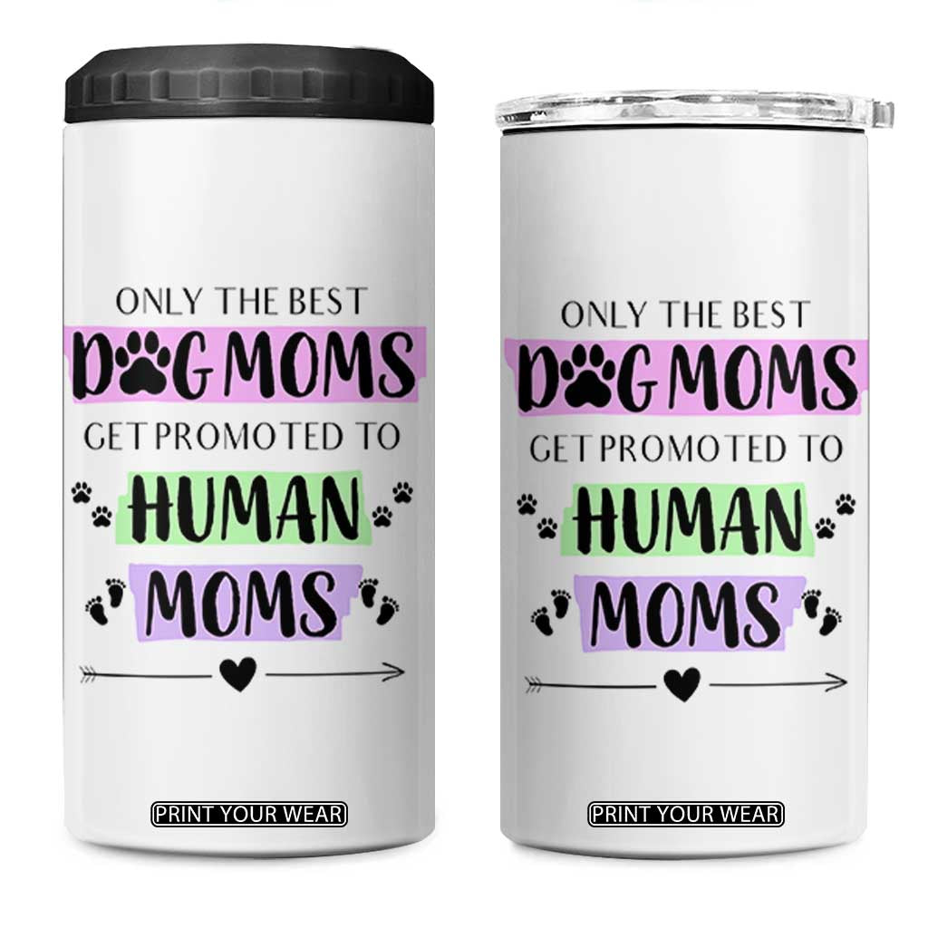 New Mom Gifts 4 in 1 Can Cooler Tumbler Funny Dog Mom Pregnancy Gift For Expecting Mama TB10 One Size: 16 oz White Print Your Wear