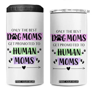 New Mom Gifts 4 in 1 Can Cooler Tumbler Funny Dog Mom Pregnancy Gift For Expecting Mama TB10 One Size: 16 oz White Print Your Wear