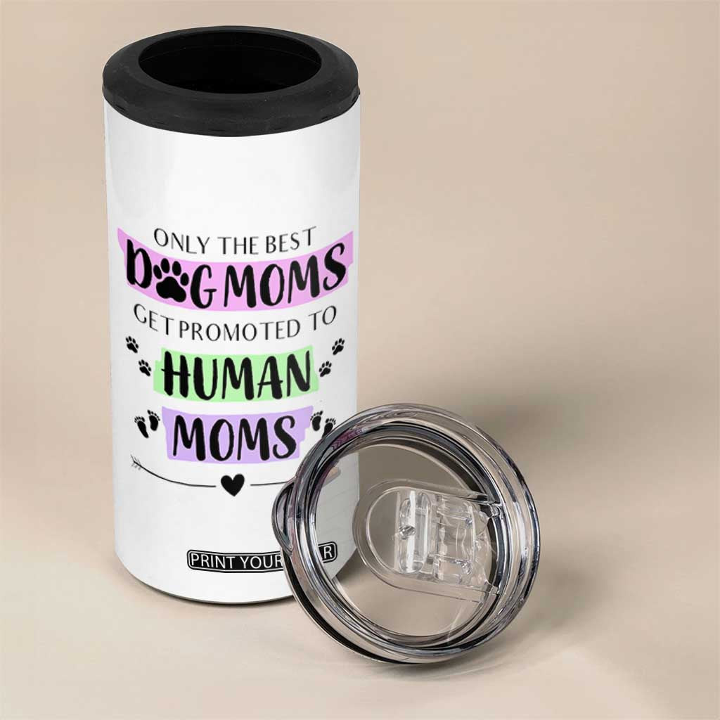 New Mom Gifts 4 in 1 Can Cooler Tumbler Funny Dog Mom Pregnancy Gift For Expecting Mama TB10 Print Your Wear