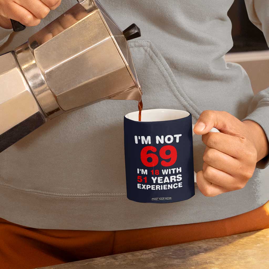69th Birthday Gifts Coffee Mug Funny 1957 Turning 69 Years Old TB10 Print Your Wear