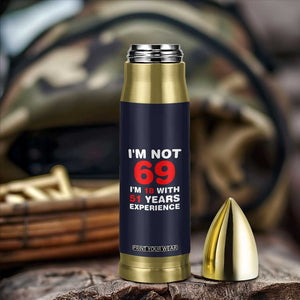 69th Birthday Gifts Bullet Tumbler Funny 1957 Turning 69 Years Old TB10 Print Your Wear