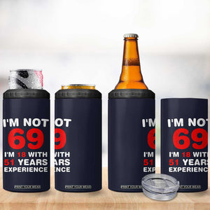 69th Birthday Gifts 4 in 1 Can Cooler Tumbler Funny 1957 Turning 69 Years Old TB10 Print Your Wear
