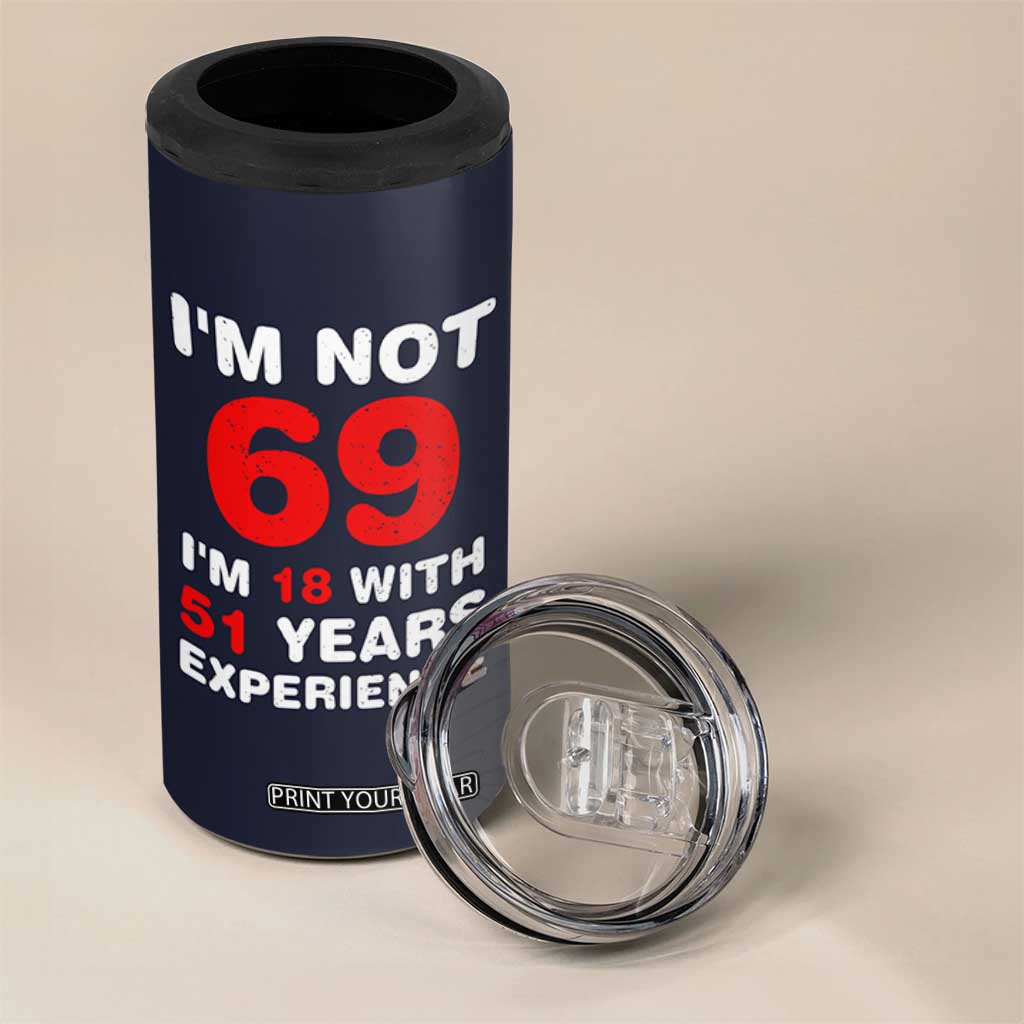 69th Birthday Gifts 4 in 1 Can Cooler Tumbler Funny 1957 Turning 69 Years Old TB10 Print Your Wear
