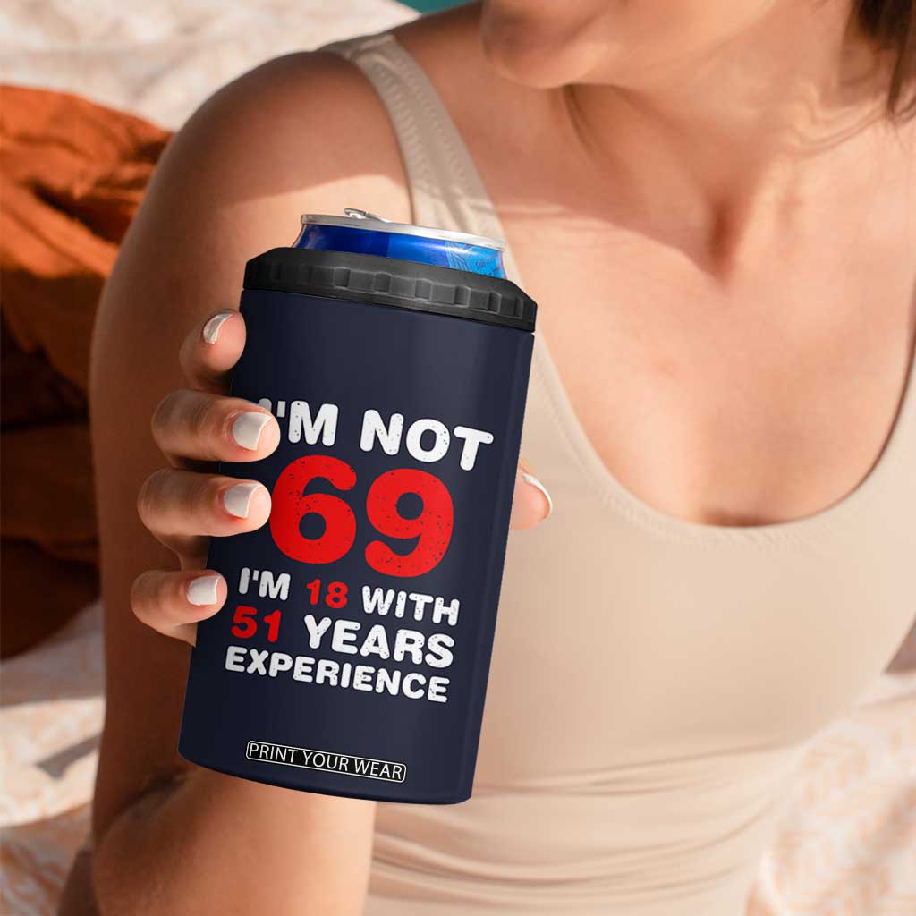 69th Birthday Gifts 4 in 1 Can Cooler Tumbler Funny 1957 Turning 69 Years Old TB10 Print Your Wear