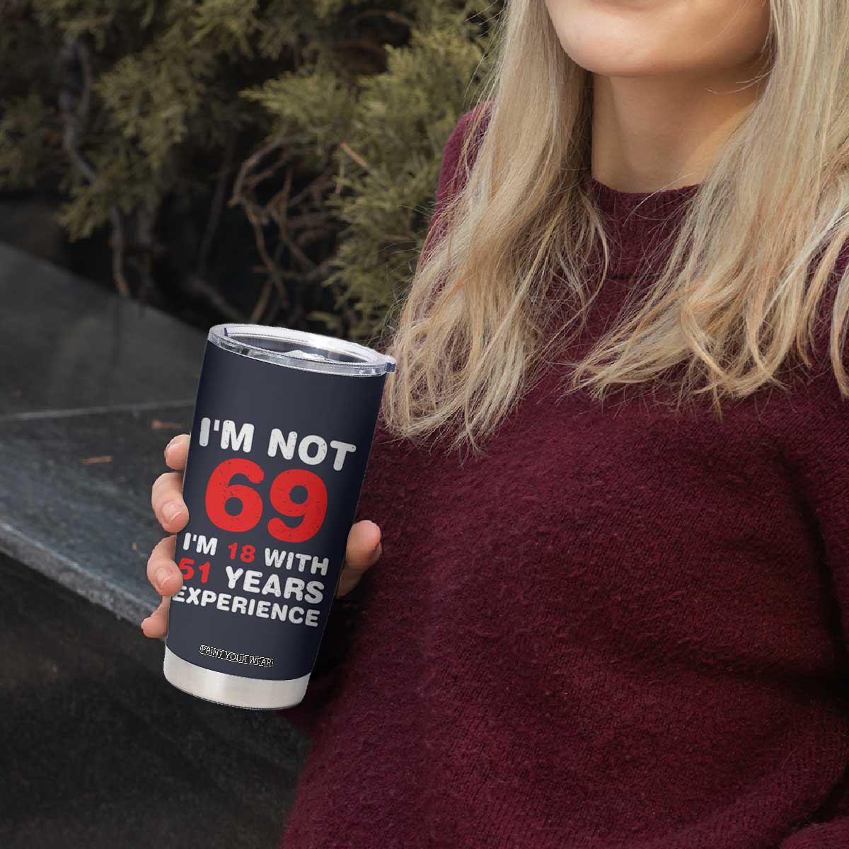 69th Birthday Gifts Tumbler Cup Funny 1957 Turning 69 Years Old TB10 Print Your Wear
