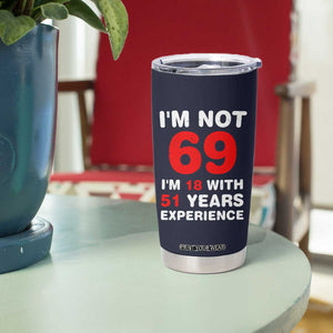 69th Birthday Gifts Tumbler Cup Funny 1957 Turning 69 Years Old TB10 Print Your Wear