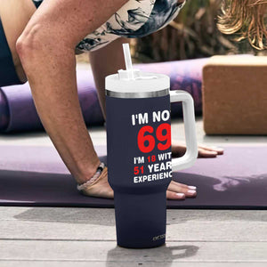 69th Birthday Gifts Tumbler With Handle Funny 1957 Turning 69 Years Old TB10 Print Your Wear
