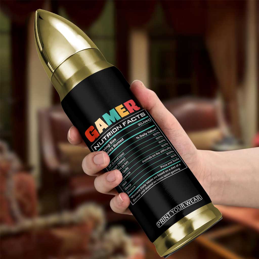 Gaming Gifts For Men Boys Bullet Tumbler Cant Hear You Im Gaming Retro Video Game Gamer TB10 Print Your Wear