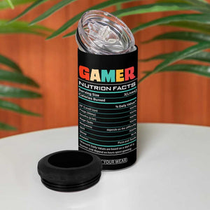Gaming Gifts For Men Boys 4 in 1 Can Cooler Tumbler Cant Hear You Im Gaming Retro Video Game Gamer TB10 Print Your Wear