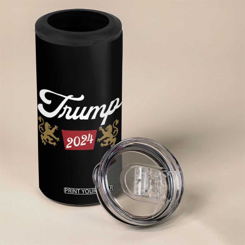 Trump A Fine Convicted Felon 2024 4 in 1 Can Cooler Tumbler Funny Beer Lover Gifts TB10 Print Your Wear