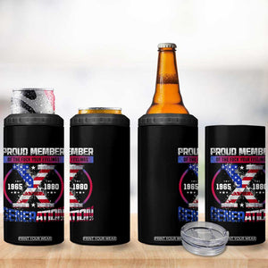Proud Member Fck Your Feelings X Generation 4 in 1 Can Cooler Tumbler Funny Gen X American Flag TB10 Print Your Wear