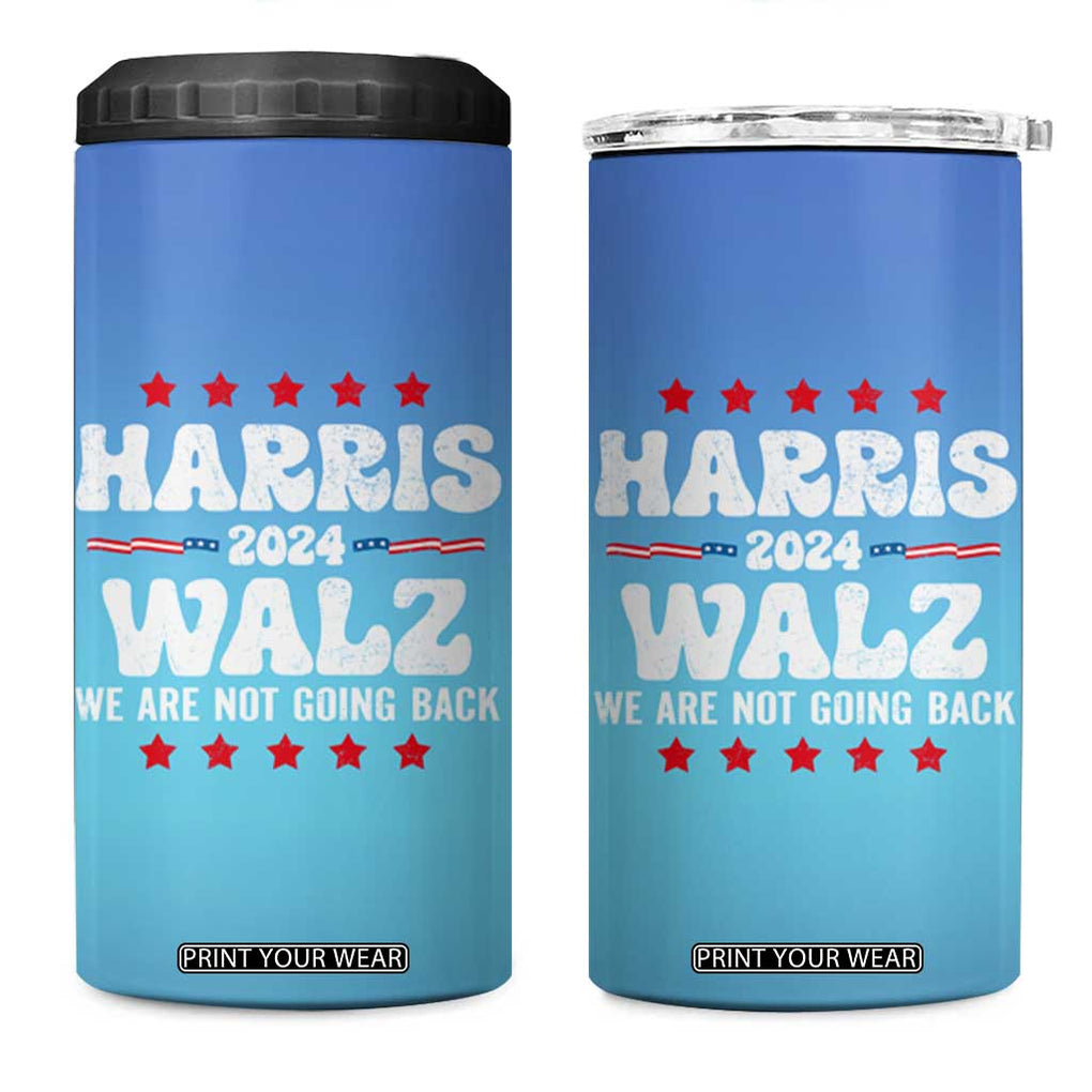 Kamala Harris Tim Walz 2024 Election 4 in 1 Can Cooler Tumbler For President Democrat Election Madam President TB10 One Size: 16 oz Blue Print Your Wear