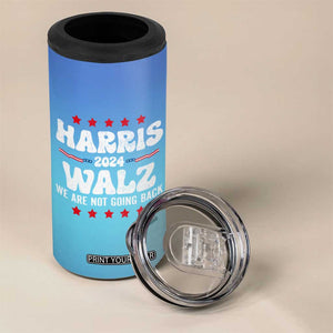 Kamala Harris Tim Walz 2024 Election 4 in 1 Can Cooler Tumbler For President Democrat Election Madam President TB10 Print Your Wear