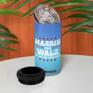 Kamala Harris Tim Walz 2024 Election 4 in 1 Can Cooler Tumbler For President Democrat Election Madam President TB10 Print Your Wear